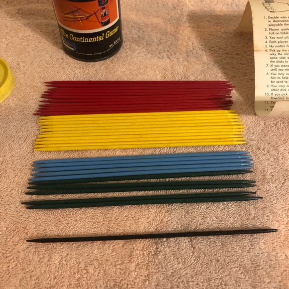 Vintage 1966 Lakeside Toys Wood 4 5 6 Pick Up Sticks With Instructions #8316 - Picture 2 of 10